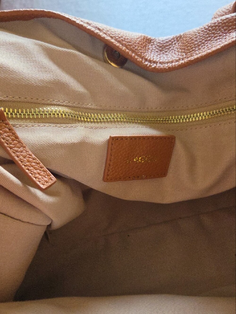 Laggo Leather Tote With Decorative Tassel - Picture 7 of 10